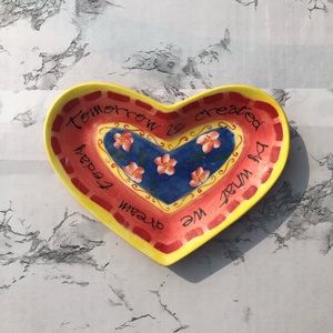 Joyce Shelton Heart Trinket Dish